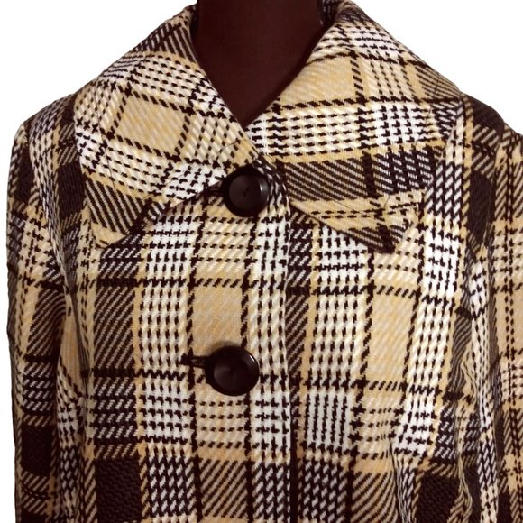 Plaid Jacket, R.Q.T, Size XL, Women’s Jacket, Plus Size Jacket, Oversize Jacket - Picture 3 of 15